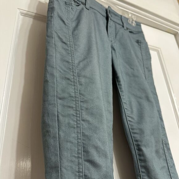 Prana Cropped Pants, Carlotta, Starling Green, Organic Cotton Blend, Size 4/27 - Picture 6 of 16